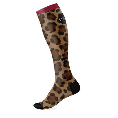 Urban-Active Leopard Print Socks